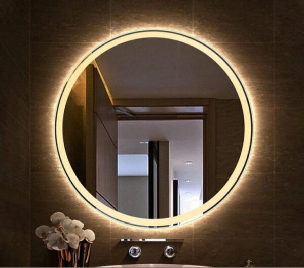 ROUND LED MIRROR WITH TOUCH SENSOR